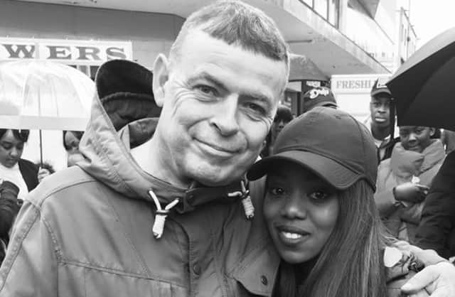 Author Stephen Pennell and Birmingham artist Lady Leshurr
