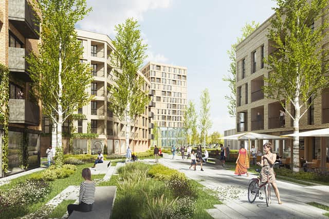 CGI of plans for Perry Barr Regeneration