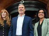 Shabana Mahmood with Labour leader Kier Starmer and Angela Rayner MP (Photo: Getty Images)