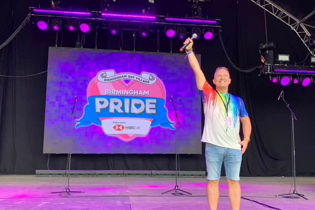 Birmingham Pride co-founder Phil Oldershaw returns to the stage after 11 years
