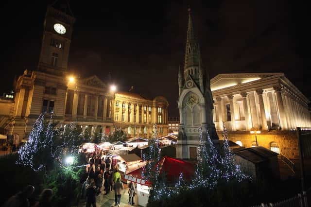 <p>Birmingham’s German   Christmas market is coming back for 2021 (Photo by Christopher Furlong/Getty Images)</p>