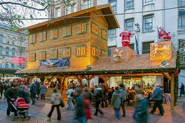 The stalls on Victoria Square and along New Street offer something for everyone (Frankfurt Christmas Market Ltd)