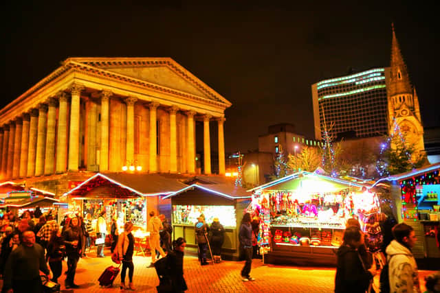 Birmingham’s Frankfurt Christmas market on December 3, 2013 (Photo by Christopher Furlong/Getty Images)