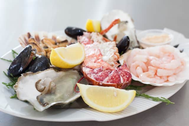 The restaurant serves over 20 species of fish and shellfish daily