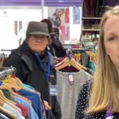Rosie Hall, Manager of Scope charity shop in Northfield 