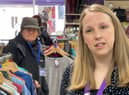 Rosie Hall, Manager of Scope charity shop in Northfield 