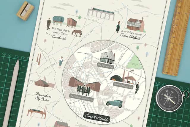 Birmingham Christmas Gifts - Illustrated maps from Tom Woolley
