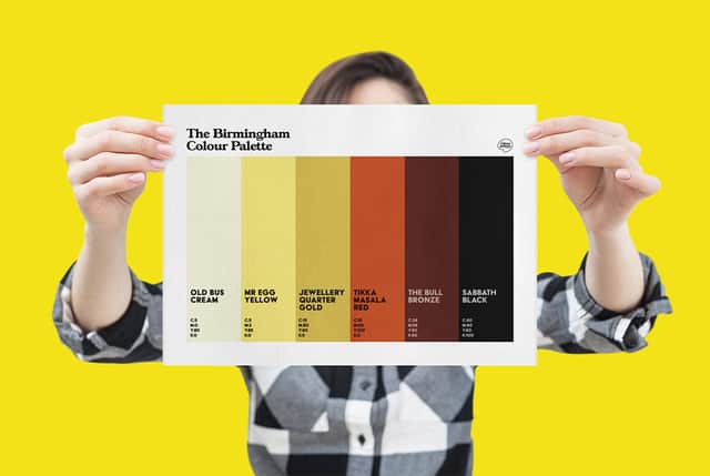 <p>Give your loved one the gift of the Birmingham Colour Palette this Christmas - you can get it on mugs, T-shirts and more in Selfridges and online</p>