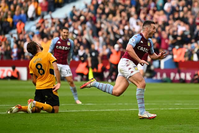 John McGinn was unfortunate to be on the losing side today. (Photo by Dan Mullan/Getty Images)