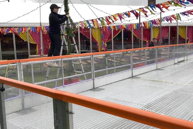 Digbeth Ice Rink opens on Saturday at Luna Springs for the Christmas Spectacular