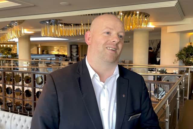 Paul Callow who has worked at Park Regis Hotel in Birmingham for five years