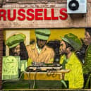 Downlow arts trail in Lozells: reggae band Siffa Sound System at Handsworth Carnival in 1983