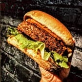 Vegan burger at BA-HA