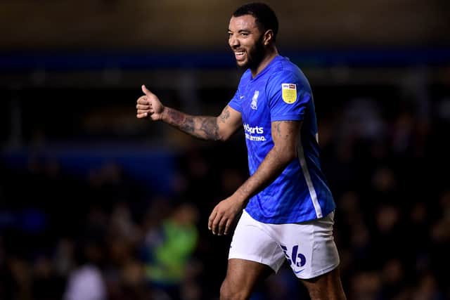 Troy Deeney of Birmingham City during the Sky Bet Championship match between Birmingham City and Bristol City at St Andrew's Trillion Trophy Stadium