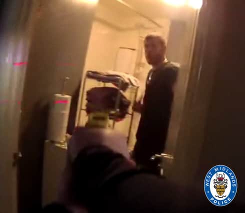 Police found Copeland hiding in a bathroom