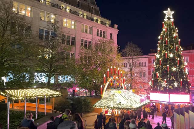 Birmingham’s Christmas lights were officially turned on