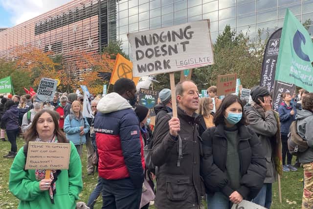Climate crisis campaigns join rally at Millennium Point for COP26 Global Day of Action