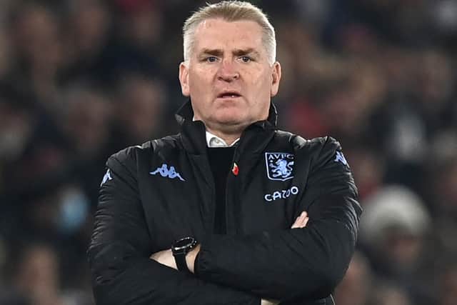Dean Smith has been sacked by Aston Villa. Picture: GLYN KIRK/AFP via Getty Image
