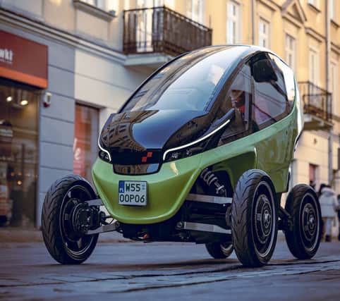 Triggo electric cars have been invented in the West Midlands to help combat climate change
