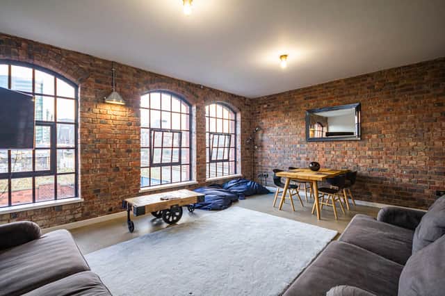 <p>This loft apartment in Henrietta Street is on the market for £500,000</p>