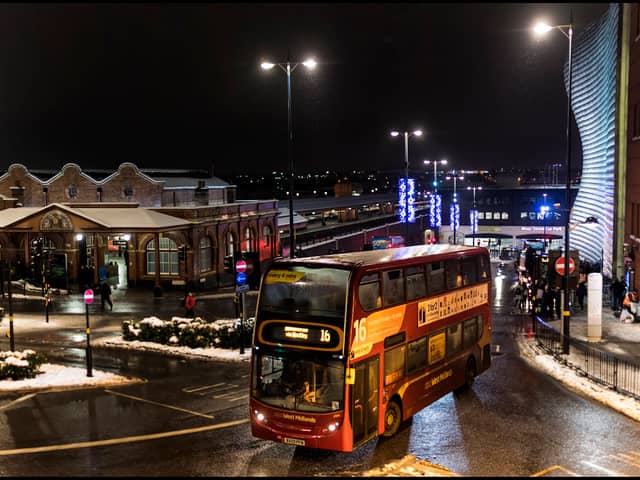 National Express bus in Birmingham