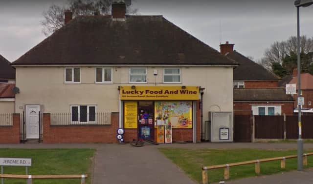 Lucky Food and Wine shop on Jerome Road in Sutton Coldfield