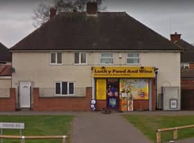 Lucky Food and Wine shop on Jerome Road in Sutton Coldfield