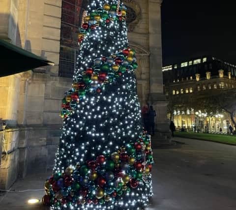 Birmingham Cathedral Square Christmas tree