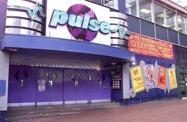 Pulse - a nightclub in Birmingham in the 1990s, fomerly the Powerhouse and later called Zanzibar