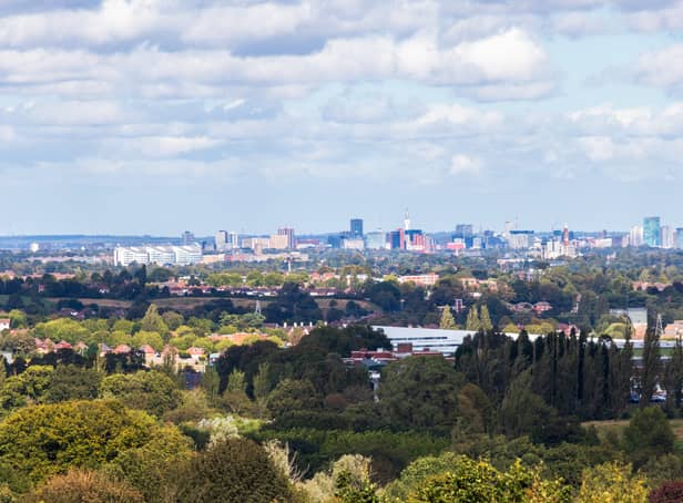 <p>Birmingham skyline from the Lickey Hills</p>