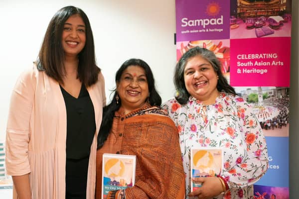 Roma Saimbi, Piali Ray OBE, Ilika Chakravarty Mandal launch My City, My Home book at MAC
