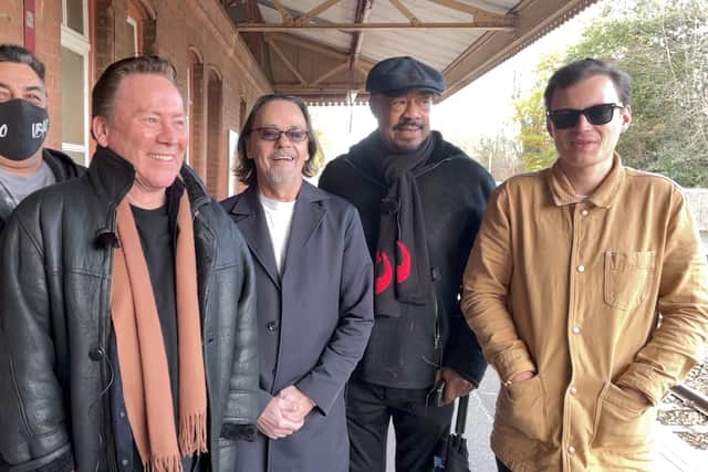 UB40 at Hall Green Station launching the Musical Routes project