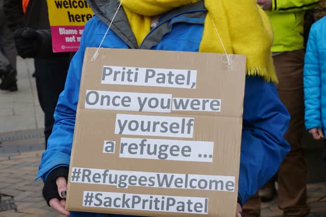 Protesters take to the street to show refugees are welcome in Birmingham