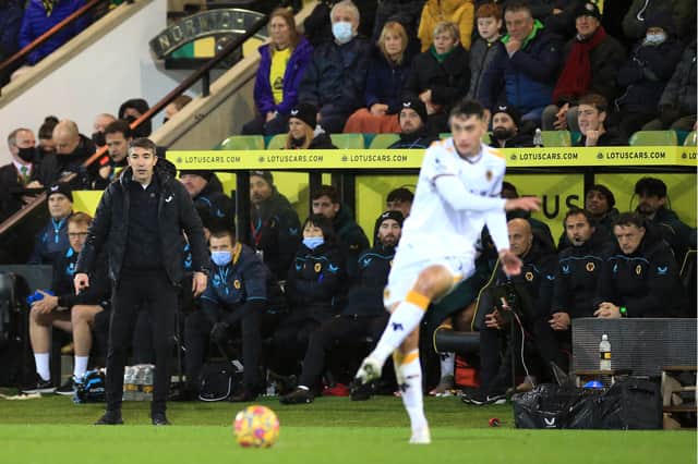 Wolverhampton Wanderers Manager Bruno Lage during the Premier League match between Norwich City and Wolverhampton Wanderers