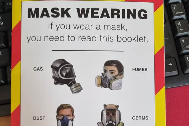 Bizarre anti mask booklet delivered to homes in Birmingham