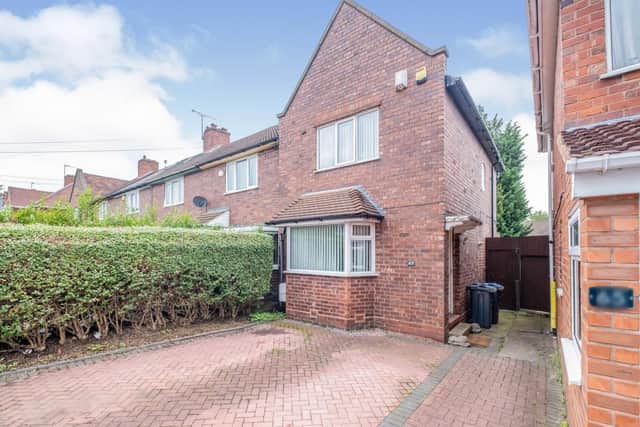 Family home for sale in Oscott for £150, 000 - the same price as a Nottingham Hill studio