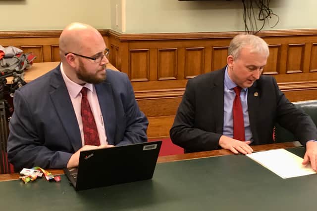 Birmingham’s Director of Public Health Dr Justin Varney and leader of the council Cllr Ian Ward