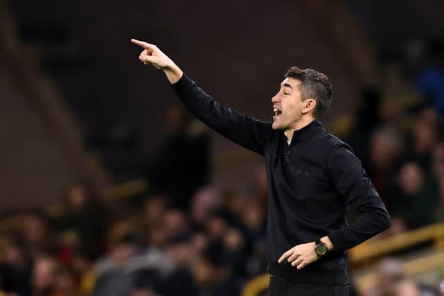 Bruno Lage manager of Wolverhampton Wanderers during the Premier League match between Wolverhampton Wanderers and West Ham United at Molineux