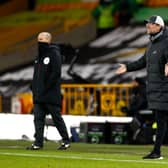 Jurgen Klopp, Manager of Liverpool reacts during the Premier League match between Wolverhampton Wanderers and Liverpool at Molineux