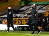 Jurgen Klopp, Manager of Liverpool reacts during the Premier League match between Wolverhampton Wanderers and Liverpool at Molineux