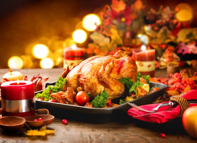 <p>A traditional Christmas Dinner</p>