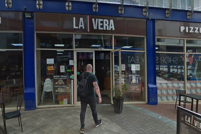 La Vera Italian restaurant is at Martineau Place 