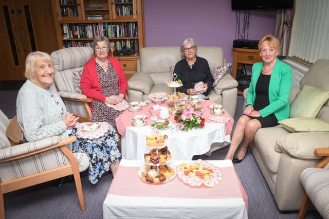 Sutton Coldfield almshouse residents reunite for a tea party 