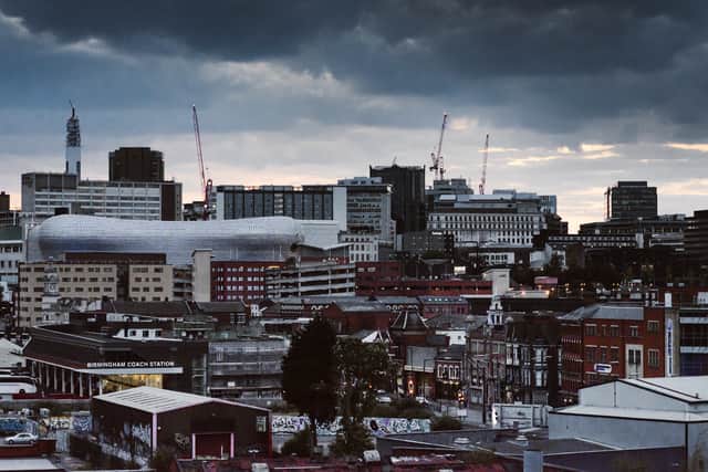 Birmingham city centre skyline