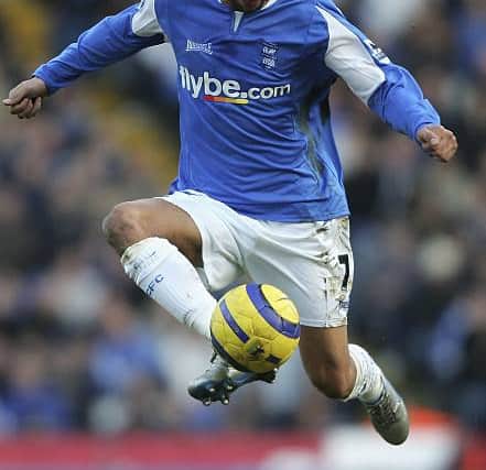 Jermaine Pennant in full flight for Blues. Photo by Stu Forster/Getty Images