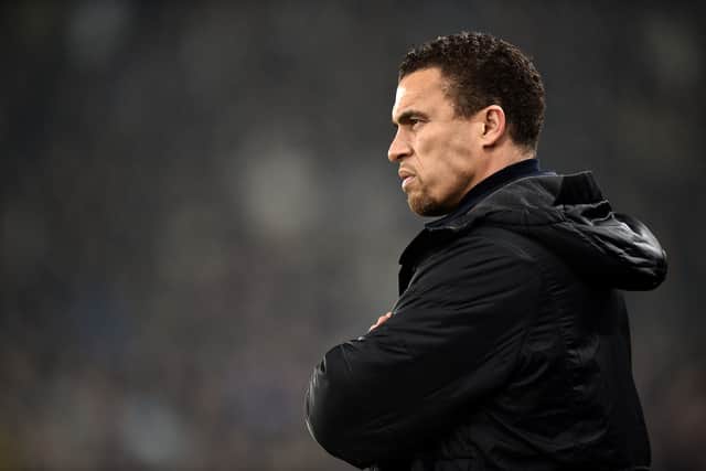  Valerien Ismael, Manager of West Bromwich Albion reacts during the Sky Bet Championship match between Derby County and West Bromwich Albion at Pride Park Stadium