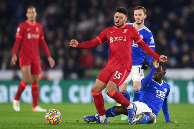Alex Oxlade-Chamberlain was disappointing for Liverpool. Picture: Laurence Griffiths/Getty Images