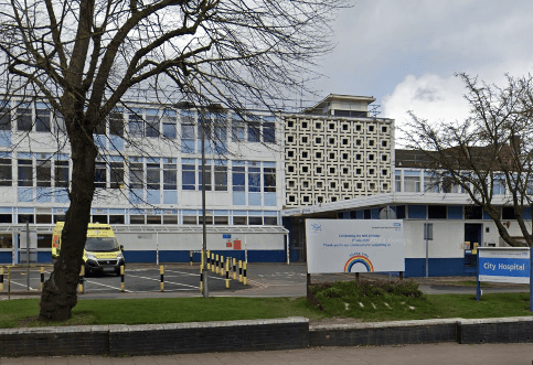 Birmingham City Hospital (Google Street View image)