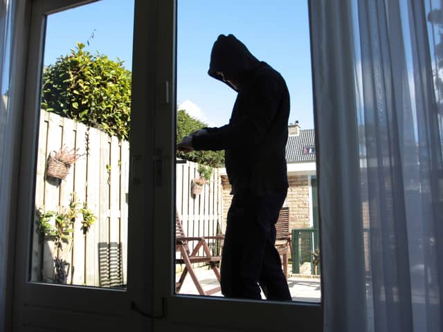 Burglar targets home