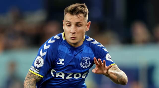 <p>Lucas Digne is edging closer to joining Aston Villa from Everton. Picture: Clive Brunskill/Getty Image</p>
